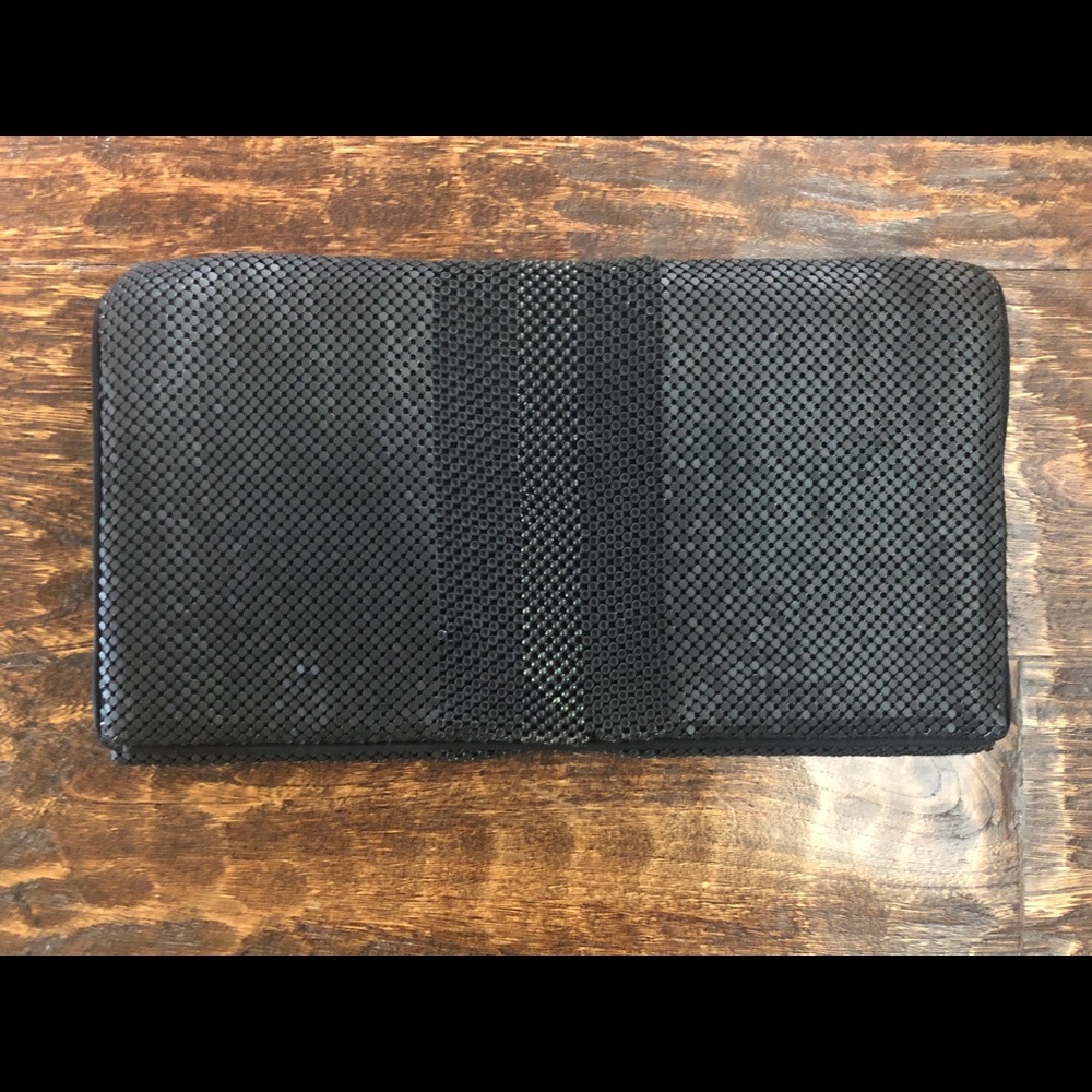 BCBGMaxAzria Black Mesh Clutch (EUC)